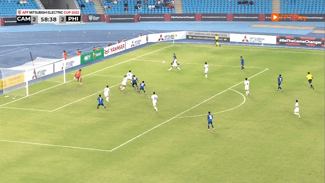 Highlights Campuchia 3-2 Philippines: Rượt đuổi hấp dẫn, bất ngờ đầu tiên