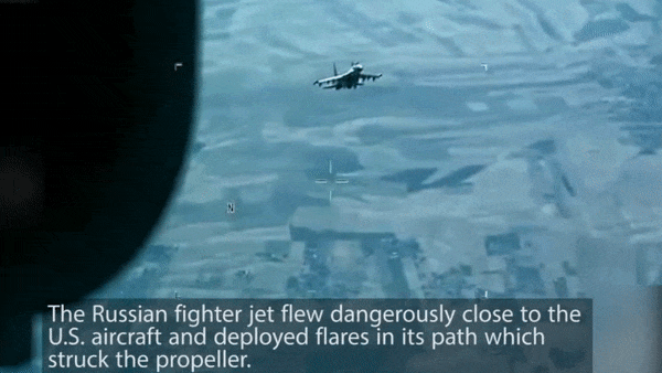 'Quái điểu' MQ-9 Mỹ sống sót kỳ diệu khi chạm trán giữa không trung với Su-35 Nga