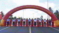 Tiền Giang: Khánh thành đường tỉnh 864 và cầu Chợ Gạo