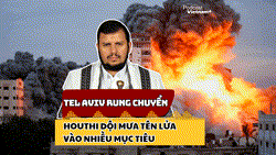 Thề tấn công đến cùng, Houthi dồn dập nã tên lửa vào nhiều mục tiêu tại Israel