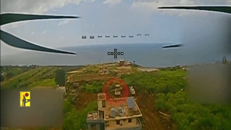 Máy bay không người lái Hezbollah tập kích xe tăng tối tân Israel gần pháo đài chiến lược