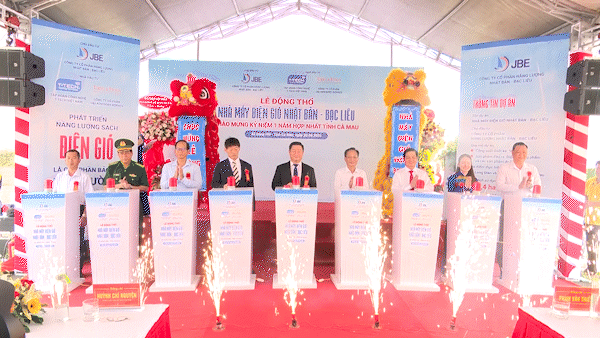 Động thổ Nh&agrave; m&aacute;y điện gi&oacute; Nhật Bản - Bạc Li&ecirc;u gần 2.500 tỷ đồng