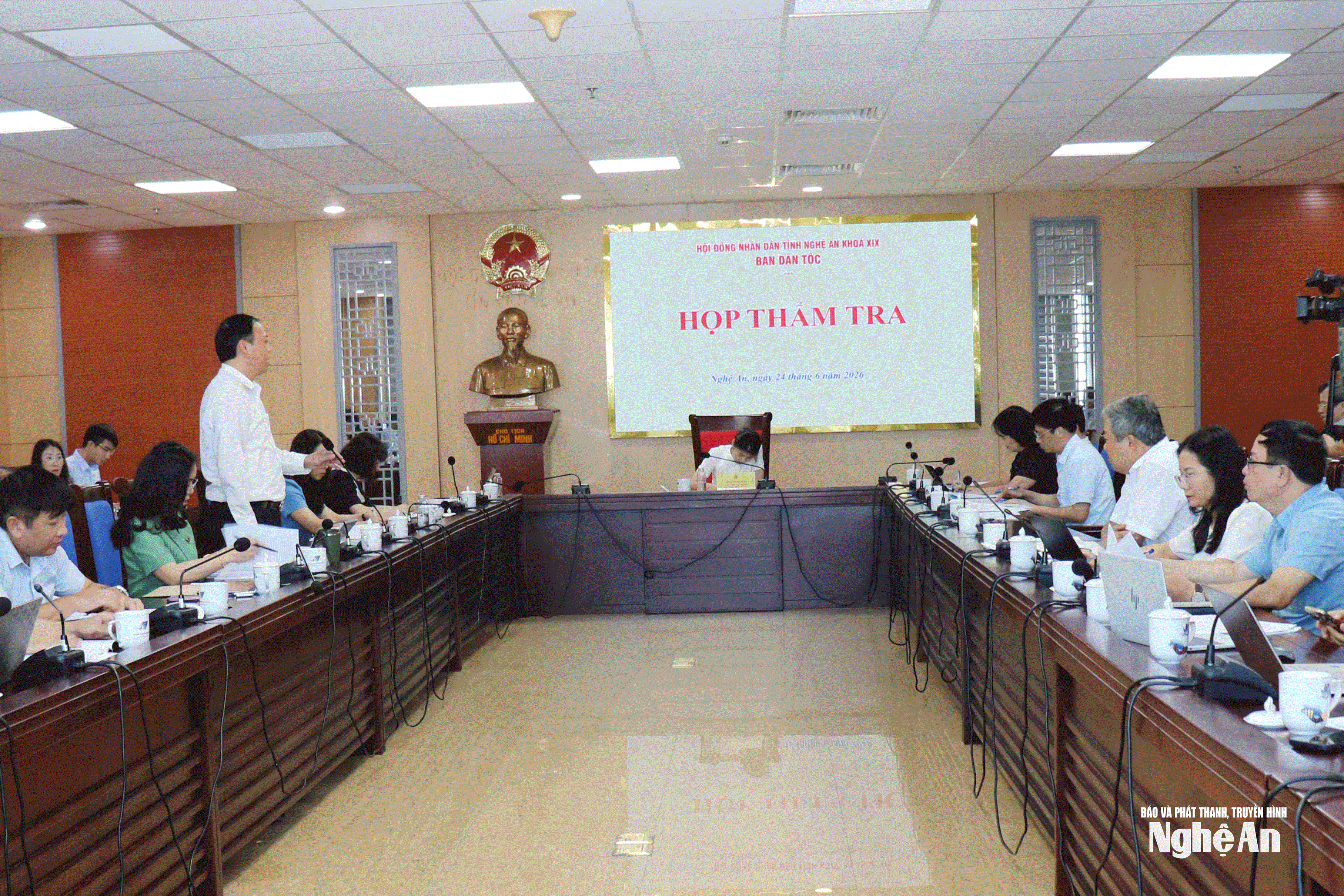 Ban D&acirc;n tộc HĐND tỉnh Nghệ An thẩm tra dự thảo nghị quyết ph&acirc;n bổ vốn Chương tr&igrave;nh mục ti&ecirc;u quốc gia