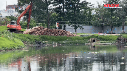 48 tỷ đồng nạo v&eacute;t, x&acirc;y k&egrave; hồ lắng &ocirc; nhiễm giữa Đ&agrave; Lạt