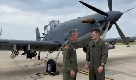 Máy bay OA-1K Skyraider II tăng sức mạnh cho lực lượng đặc nhiệm Mỹ