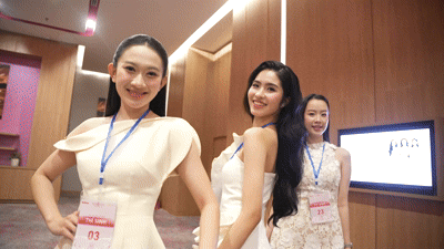 Thí sinh Hoa hậu Việt Nam 2026 đọ catwalk