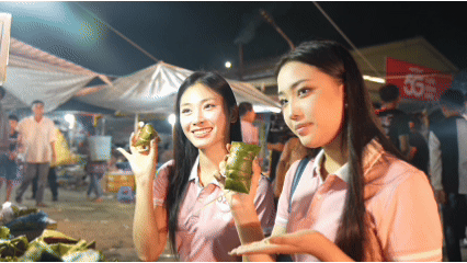 53 thí sinh Hoa hậu Việt Nam khám phá chợ đêm San Thàng