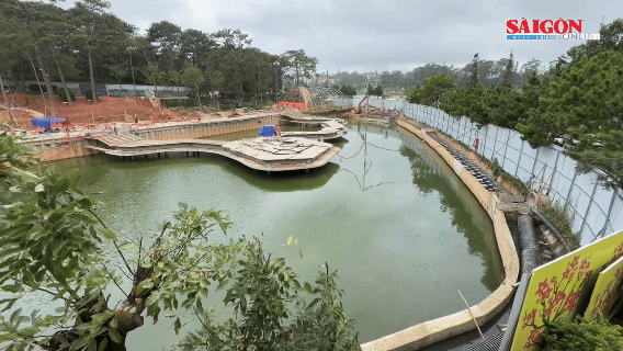 Lâm Đồng: 'Thay áo mới' cho các hồ lắng quanh hồ Xuân Hương