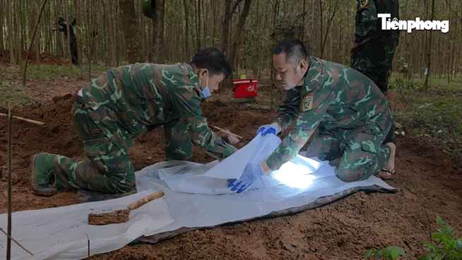 Phát hiện hài cốt liệt sĩ thứ ba tại Bãi Dinh