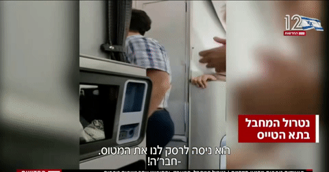 Khoảnh khắc hành khách khống chế kẻ tấn công trên máy bay FlyDubai