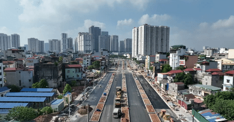 Cận cảnh tuyến Vành đai 2,5 vừa thông xe kỹ thuật qua loạt khu đô thị 'nhà giàu'