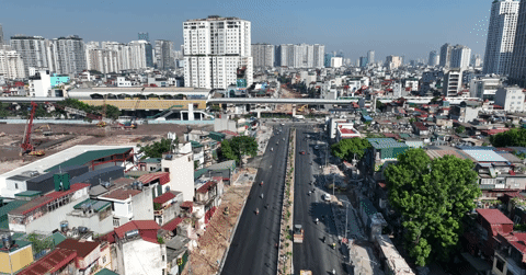 Vành đai 2,5 Đầm Hồng - Nguyễn Trãi thảm nhựa, tăng tốc về đích