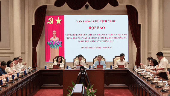Họp báo công bố Lệnh của Chủ tịch nước về 3 Pháp lệnh