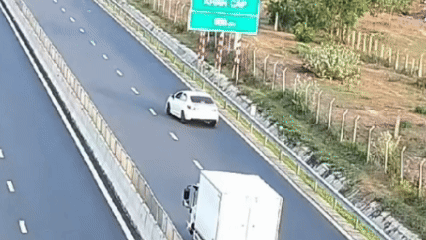 Lùi xe trên đường cao tốc Vĩnh Hảo - Phan Thiết, nữ tài xế bị phạt 35 triệu đồng