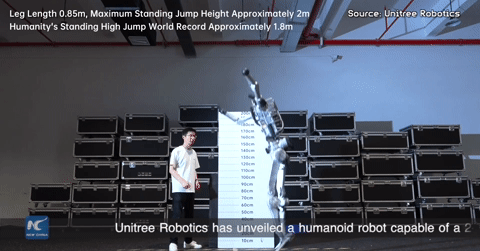 Robot hình người Trung Quốc 'chạy nhanh hơn cả người chạy nhanh nhất thế giới'