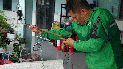Dùng súng điện bắn trộm 5 con chó lúc rạng sáng ở TPHCM