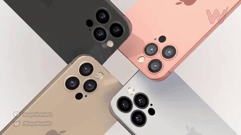 Mẫu iPhone 14 Pro với hệ thống camera mặt lưng phẳng hoàn toàn