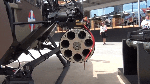 Trong khi với hệ thống treo bên ngoài nó có thể mang theo 1600 kg vũ khí.