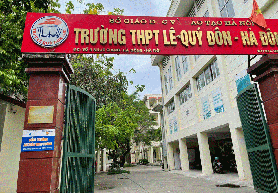 Điểm thi Trường THPT Lê Quý Đôn đảm bảo an toàn, an ninh trong kỳ thi lớp 10 năm 2023.