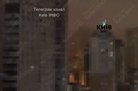 Đây là một trong những cuộc tập kích có cường độ cao nhất nhằm vào Kiev trong thời gian gần đây.
