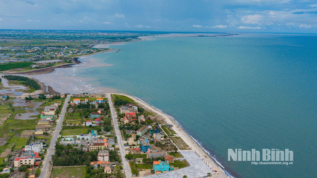 Khu du lịch Giao Ninh được kỳ vọng sẽ là điểm nhấn mới trong phát triển du lịch biển Ninh Bình. Ảnh: Ngọc Linh