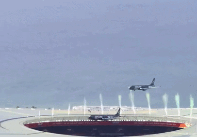 Hai máy bay tham gia màn trình diễn là các máy bay Embraer E190 và E195 của Airlink. Một chiếc được sơn màu xanh lá, đại diện cho đội tuyển Nam Phi, trong khi chiếc còn lại mang màu đen, đại diện cho New Zealand. Cả 2 máy bay đều mang hình ảnh của tour “Rugby's Greatest Rivalry”.