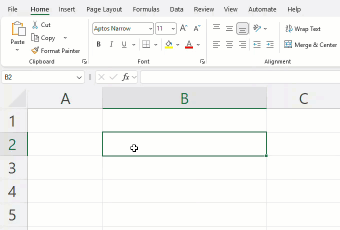 Ô trong Excel có thể nhận vào một danh sách dữ liệu. Ảnh: Microsoft.