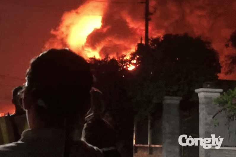 Hiện trường vụ cháy.